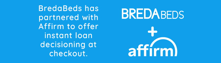 BredaBeds financing with Affirm