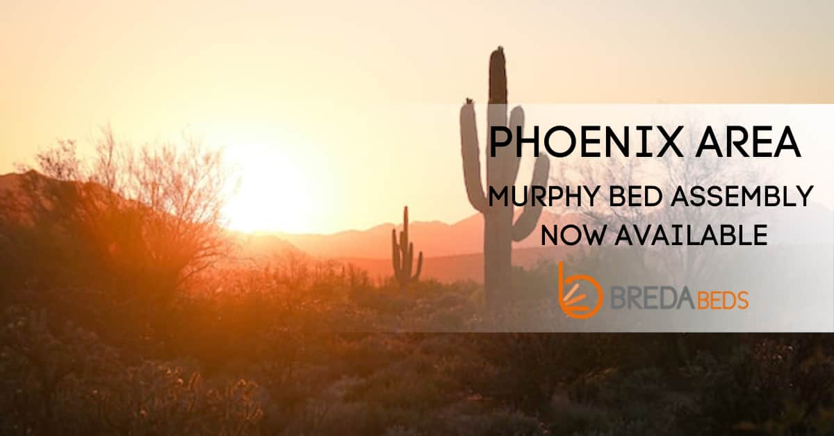 Murphy Bed assembly now available in Phoenix