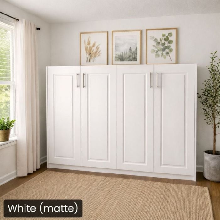 Queen White Matte Horizontal Metropolitan-Closed