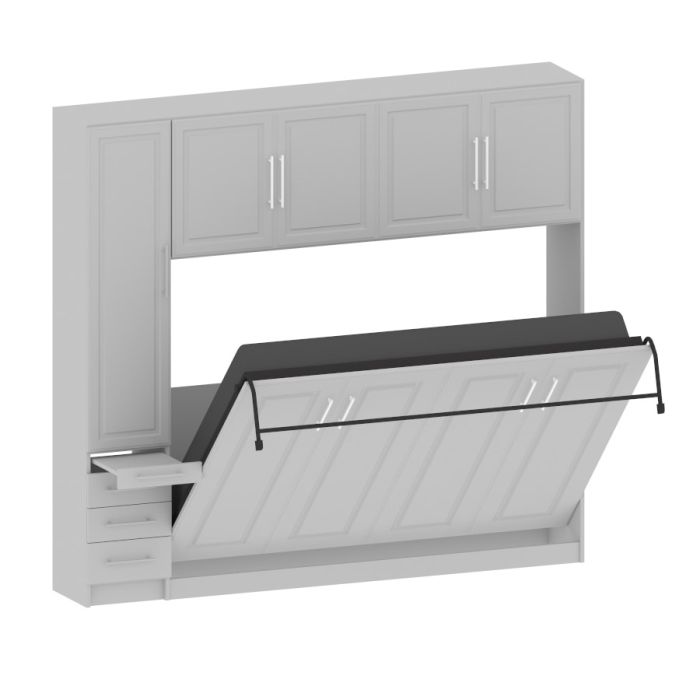 Horizontal Metropolitan Murphy W/Top And 1 Side Hutch | BredaBeds