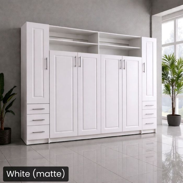 Horizontal Metro Murphy with Top & Side Hutches