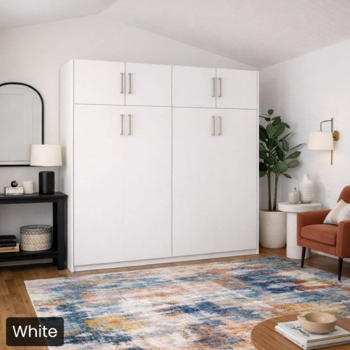 BED&BREAKFAST - 2019SS BED&BREAKFAST セットアップ オリーブ S Horizontal Urban Murphy Bed with Top Hutch | Horizontal Murphy Bed