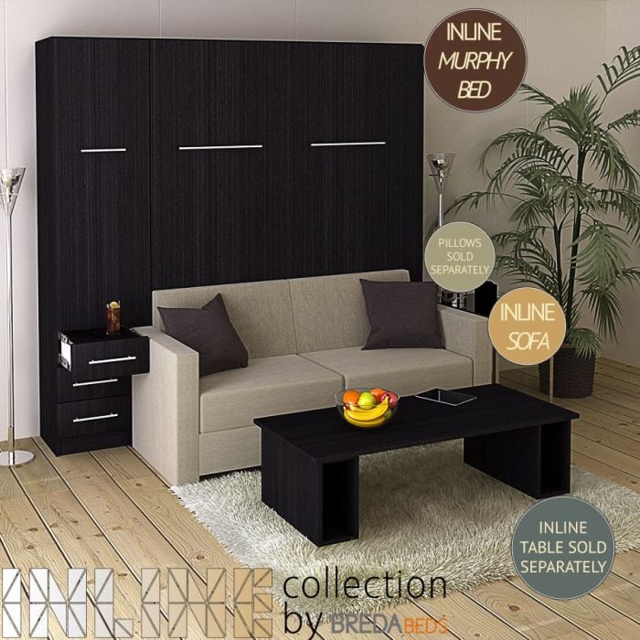 InLine Murphy Bed with Hutch and InLine Sofa InLine Murphy Bed with Hutch and InLine Sofa
