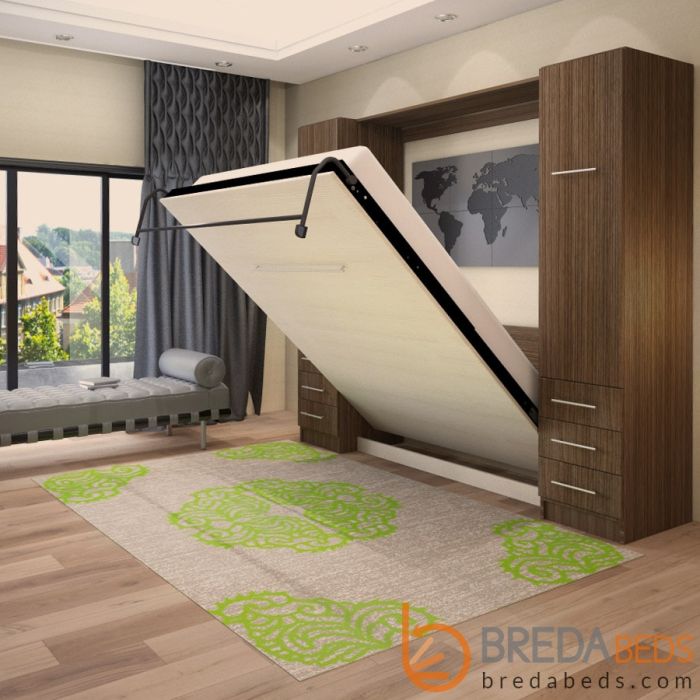 Studio Murphy Bed W/Hutches-Transitioning
