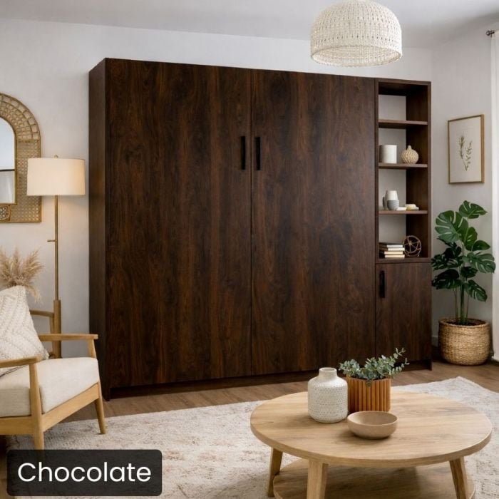 Urban Murphy Bed with Hutch | Murphy Bed Plans | BredaBeds