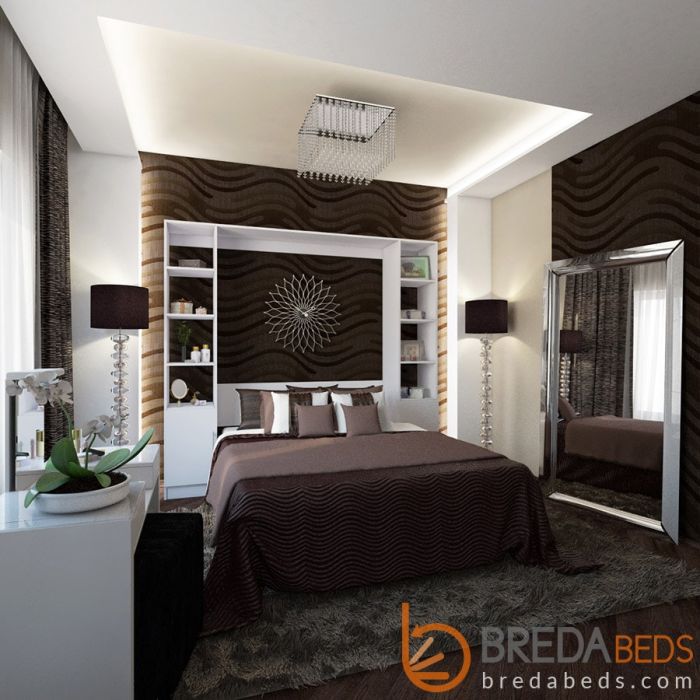 Urban Murphy Bed W/Hutches-Open