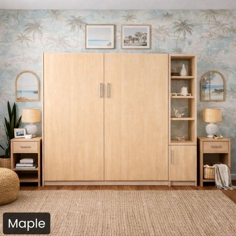 Urban Murphy Bed with Hutch | Murphy Bed Plans | BredaBeds