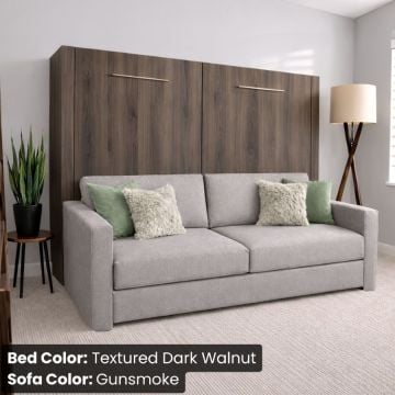 Horizontal InLine Murphy Bed and InLine Sofa-Closed
