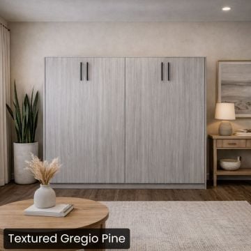 Horizontal Metropolitan Murphy W/Top And 1 Side Hutch | BredaBeds