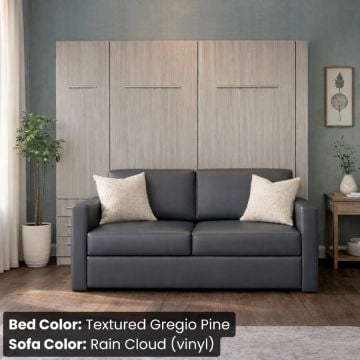 InLine Murphy Bed with Hutch and InLine Sofa-Closed