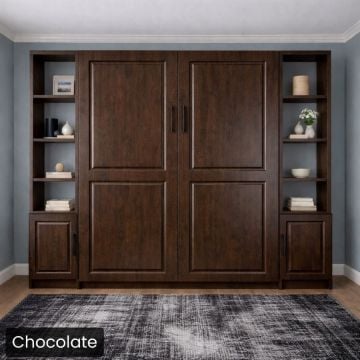 Metropolitan Murphy Bed W/Hutches-Closed