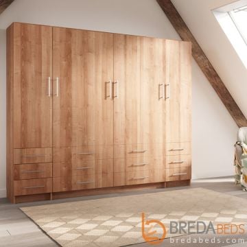 Penthouse Murphy Bed W/Hutches-Closed