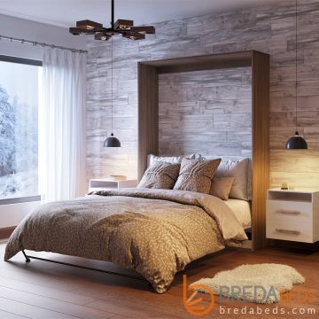 Studio Murphy Bed-Open