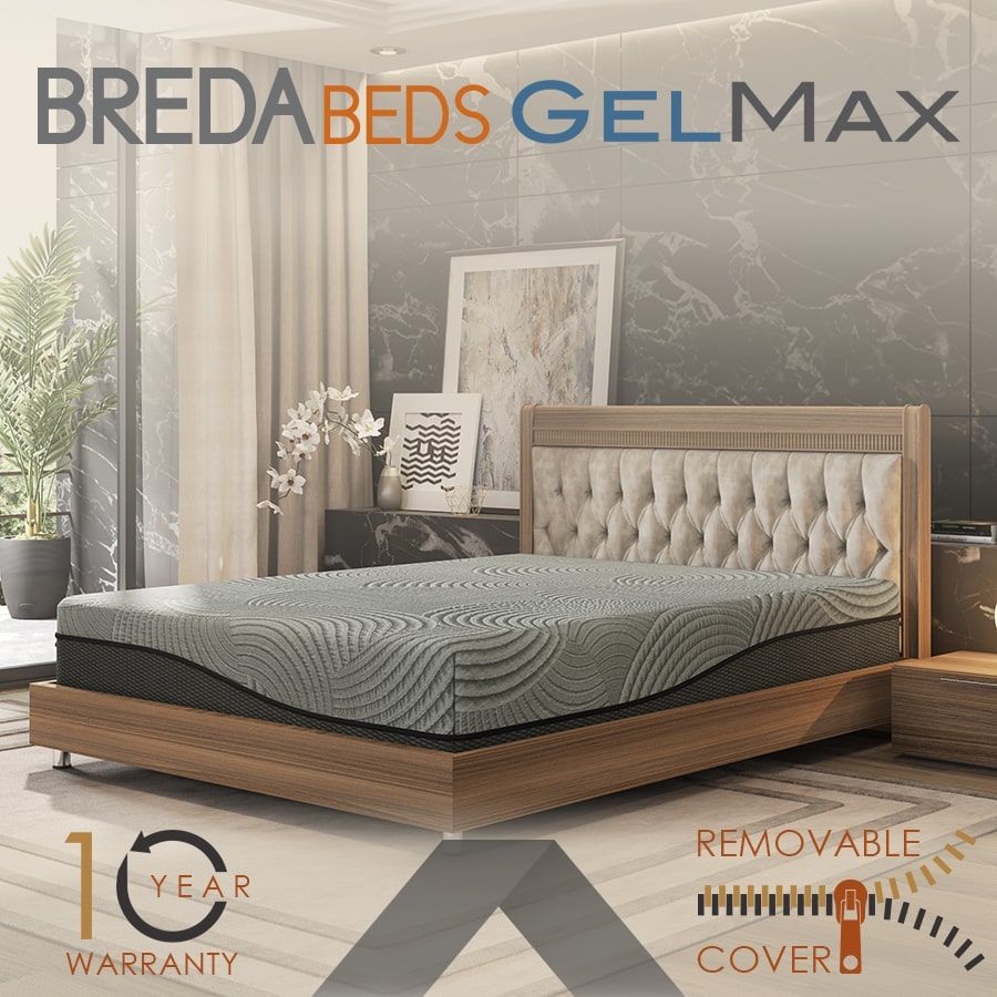 【専用】Bed Mattress マットレス Gel-Max Mattress | GelMax Memory Foam Mattress | BredaBeds