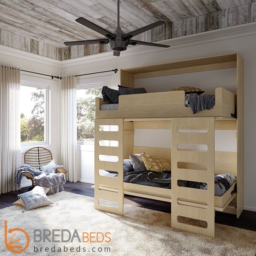 Bredabed Murphy Bed And, Urban Stack Murphy Bunk Bed