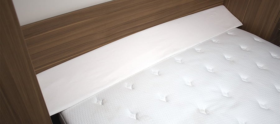 Murphy Bed with a BredaBlock wedge shaped pillow