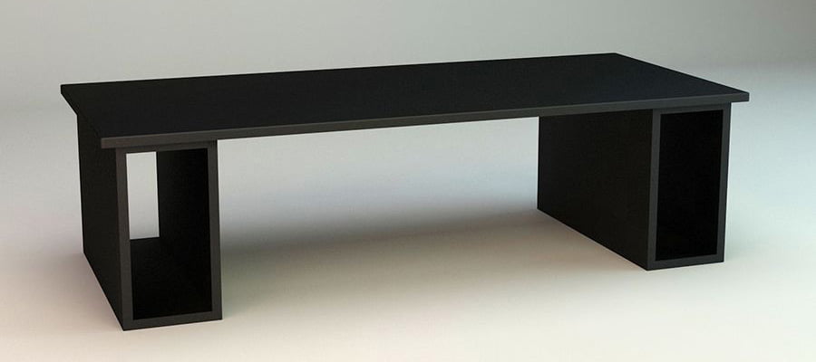 The InLine Coffee Table with a light background